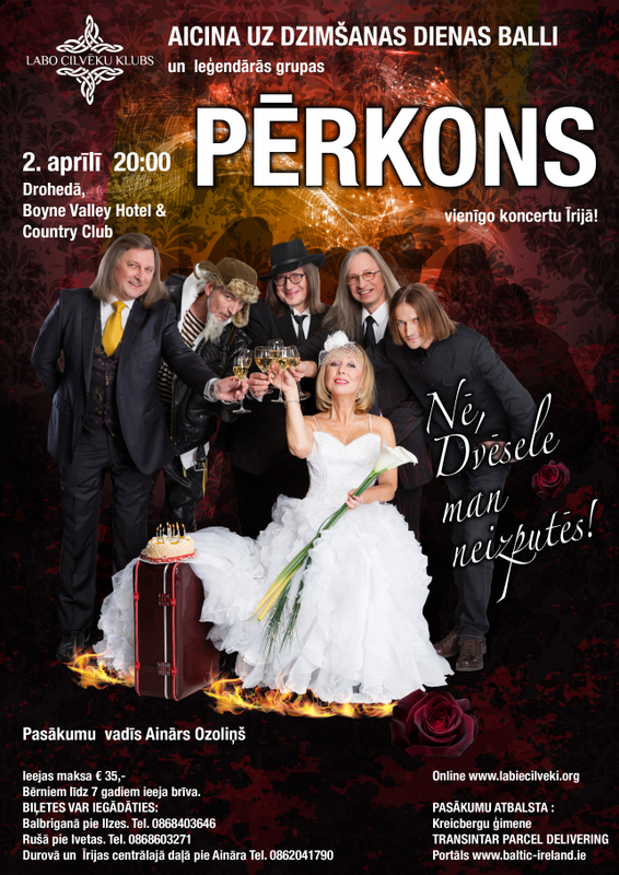 Grupas “Pērkons” koncerts Droghedā